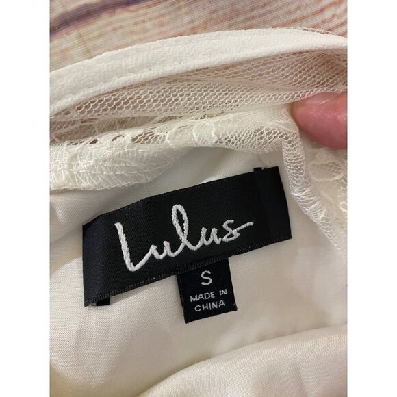 Lulu's Women's Adella Lace Sleeveless Maxi Dress.- Small - Picture 11 of 14